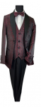 BOYS 5PC. SUIT (BURGANDY-BLACK) 2121230